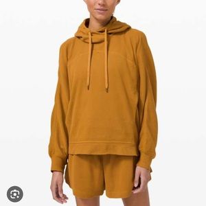 Lululemon Mellow in Hoodie in spice bronze *waffle*
